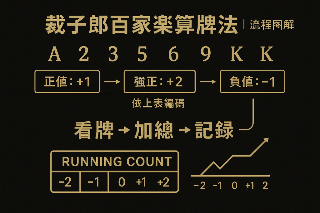 戴子郎百家樂算牌法 圖解