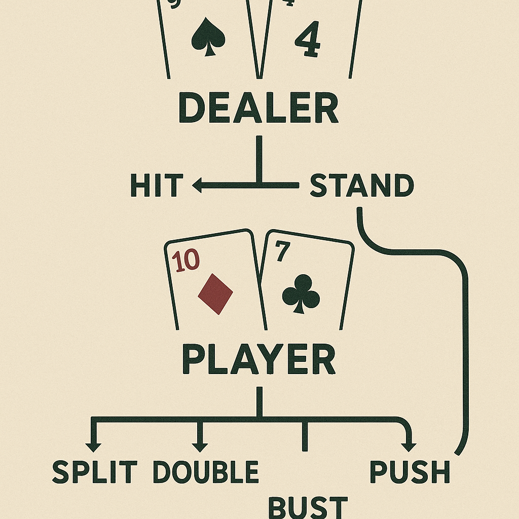 21點遊戲流程圖