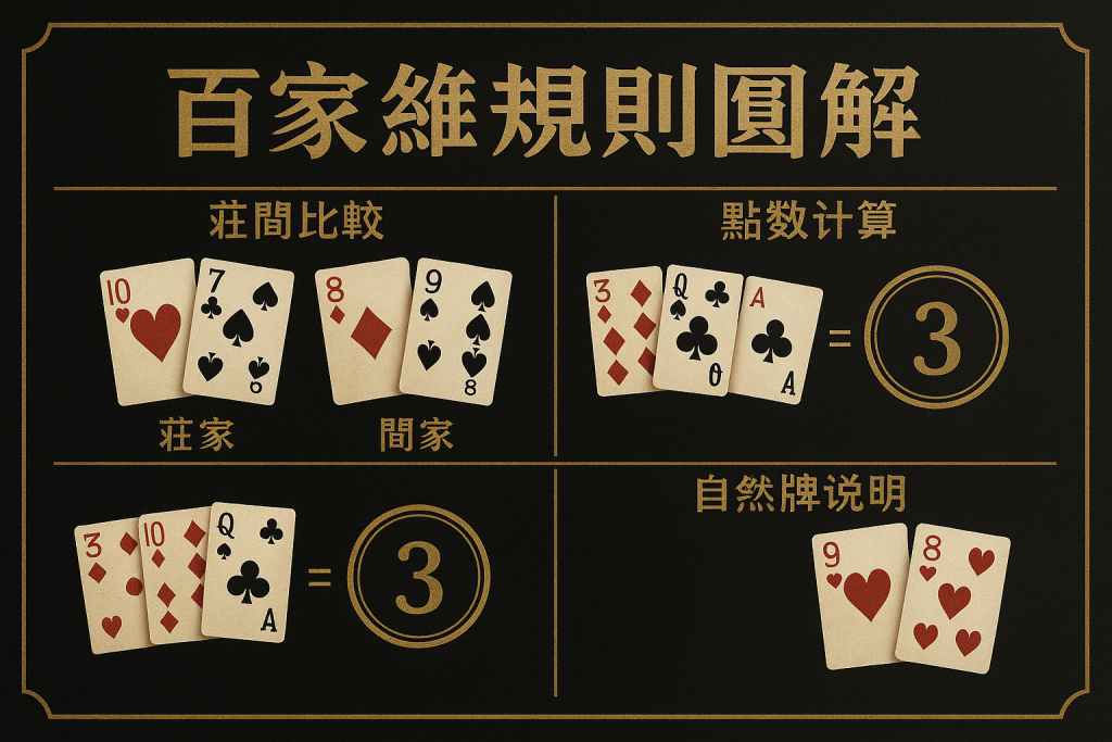 百家樂規則圖解